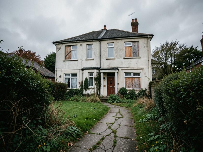 Example of an empty property exterior